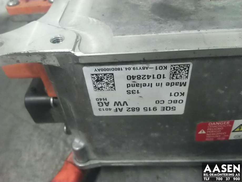 Batterilader (OBC - On Board Charger) til Audi A3 2016-2020 (Type III, Fase 2) (5QE915682AF|10142840|)