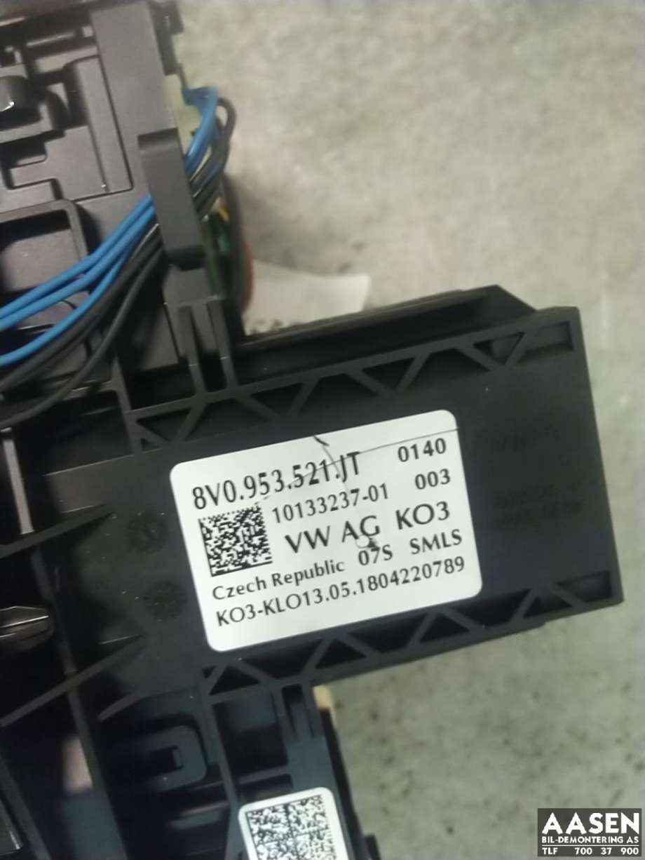 Bryter combi til Audi A3 2016-2020 (Type III, Fase 2)  (8V0 953 502 AP|)