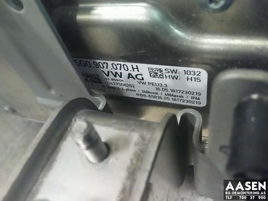 DCDC converter hybrid til Audi A3 2016-2020 (Type III, Fase 2) (5G0 907 070 H|)