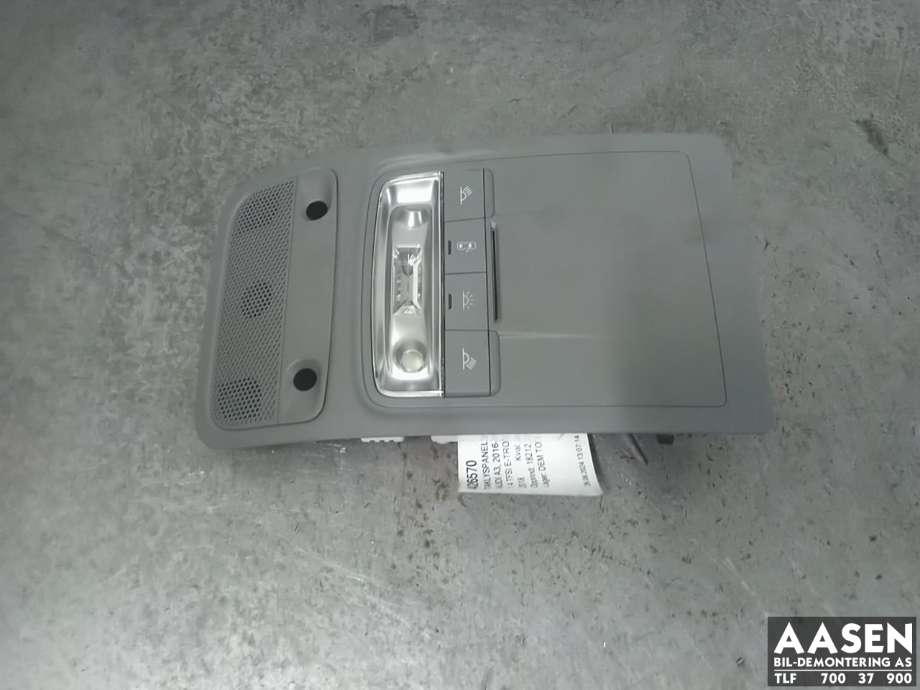 Taklyspanel til Audi A3, 2016-2020 (Type III, Fase 2)  