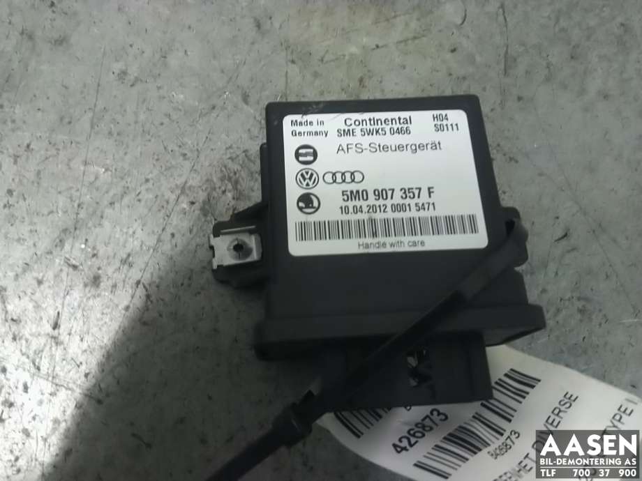Styreenhet lys (LCM - Light Control Module) til VW Tiguan 2011-2016 (Type I, Fase 2) (5M0907357F|)