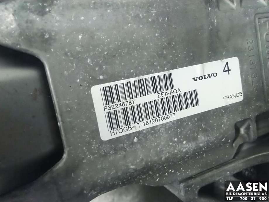 Rattaksel til Volvo XC60 2017-->> (Type II)  