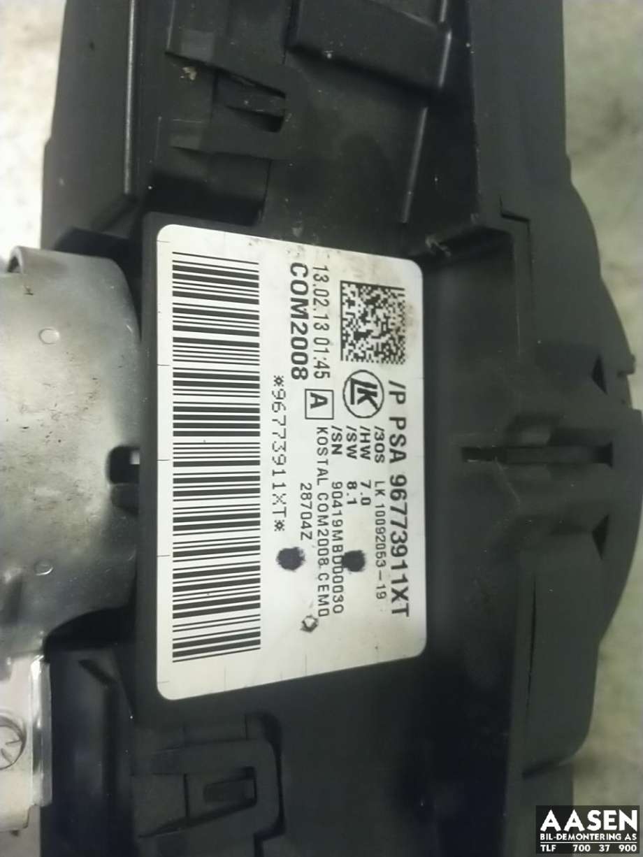 Bryter combi til Peugeot 5008 2010-2017 (Type I) (96 773 911 XT|)