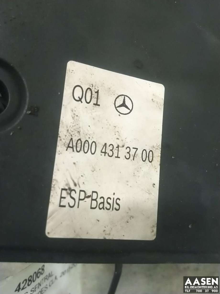 ABS sentral til Mercedes CLA 2013-2019 (C117) (C117) (A 000 431 16 00|A 000 431 38 00|A0004311500)
