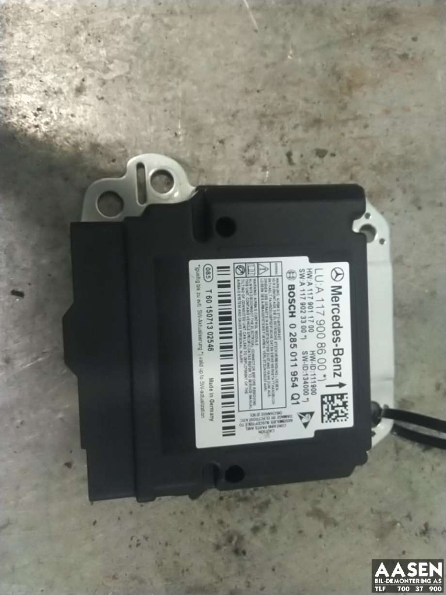 Airbag elektronikk til Mercedes CLA 2013-2019 (C117) (C117) (A 117 900 86 00|)