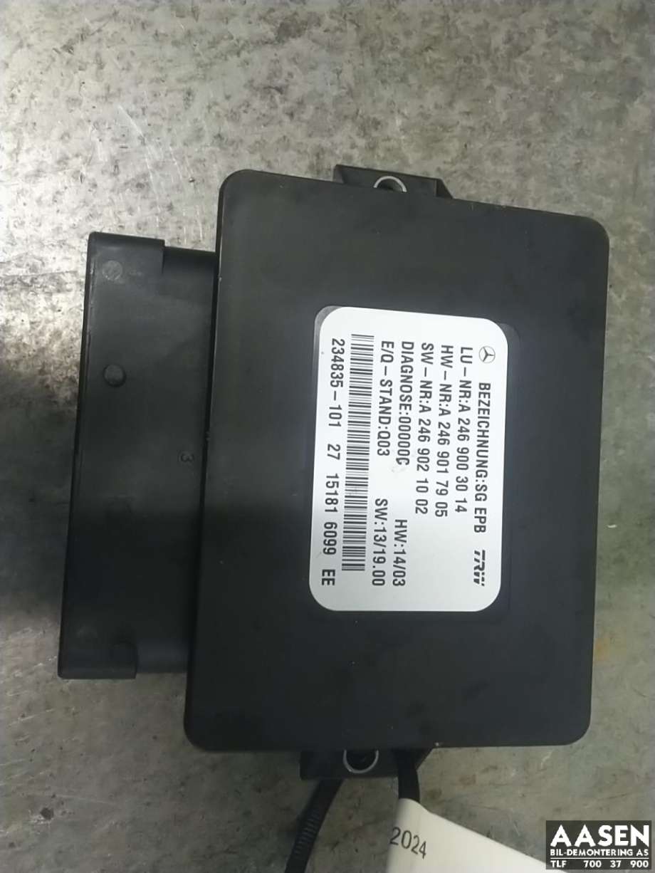 Styreenhet elektrisk parkbrems (EPB - Electric Parking Brake) til Mercedes CLA 2013-2019 (C117) (C117) (A2469003014|A2469017905|A2469021002)