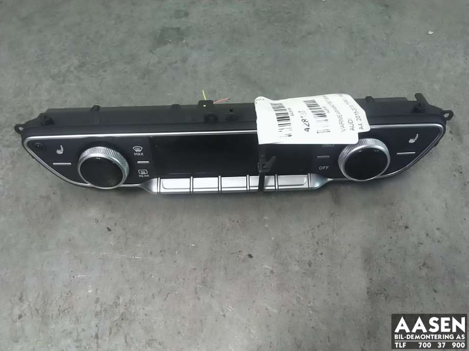 Varmeapparat betjening til Audi A4 2015-2019 (Type V, Fase 1) (B9) (B9) (8W0 820 043 G|)