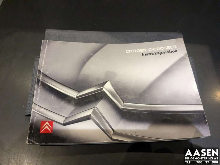 Instruksjonsbok til Citroën C-Crosser, 2007-2012 (N/F)