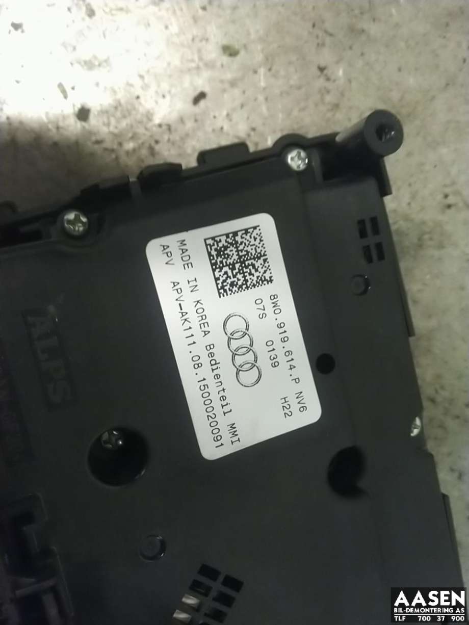Bryter diverse til Audi A4 2015-2019 (Type V, Fase 1) (B9) (B9) 