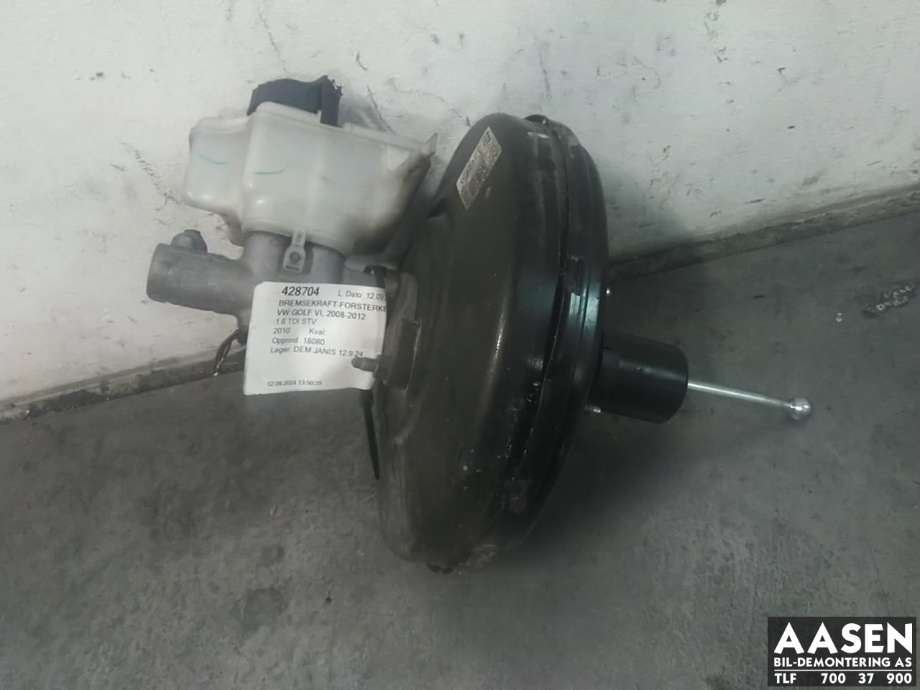 Bremsekraft-forsterker til VW Golf VI, 2008-2012 (1K1 614 106 S)