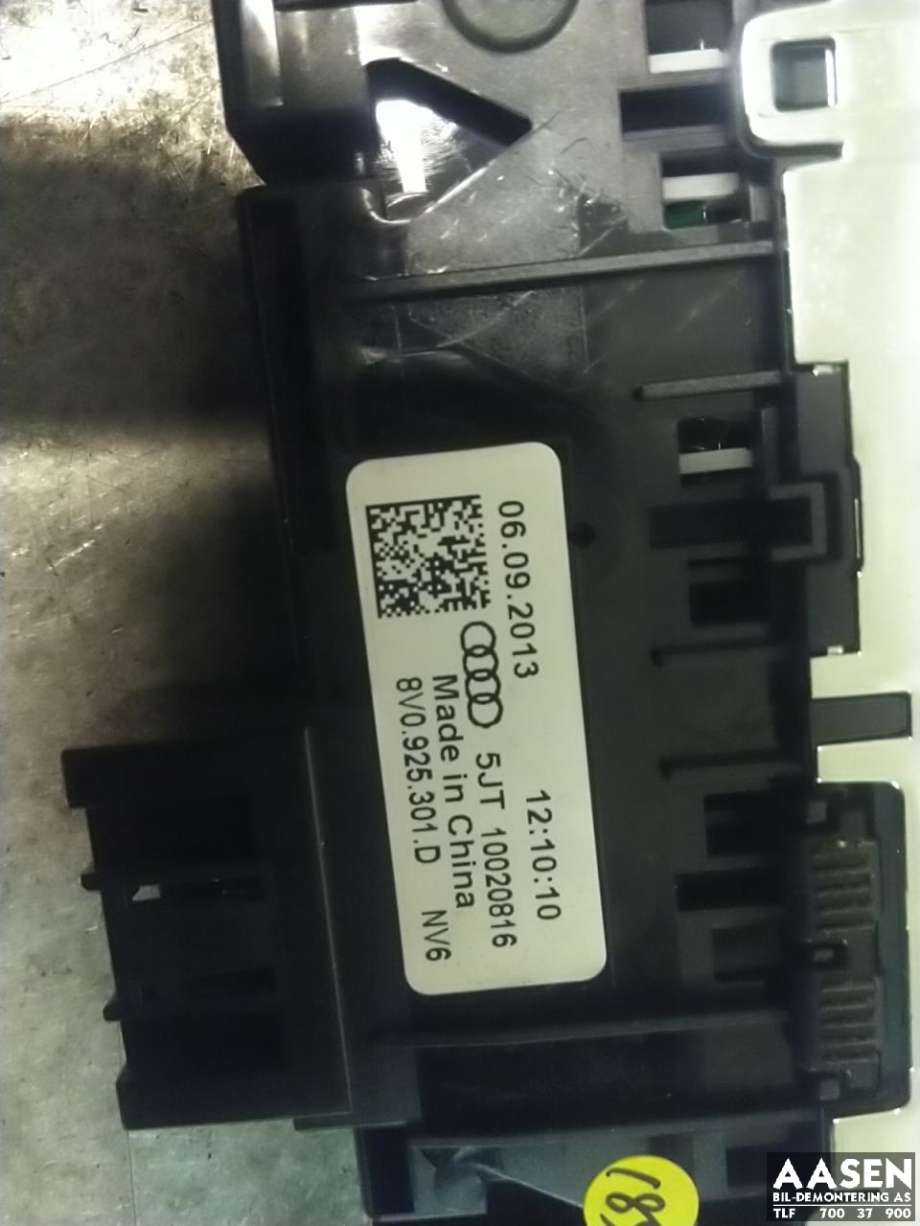 Bryter diverse til Audi A3 2012-2016 (Type III, Fase 1) (8V0 925 301 D|)