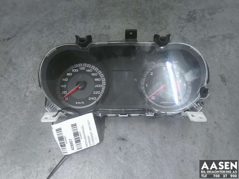 Instrumentpanel til Citroën C-Crosser, 2007-2012 (6106 QV)