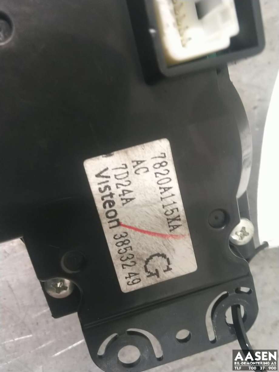 Varmeapparat betjening til Citroën C-Crosser 2007-2012  (6452 G7|)
