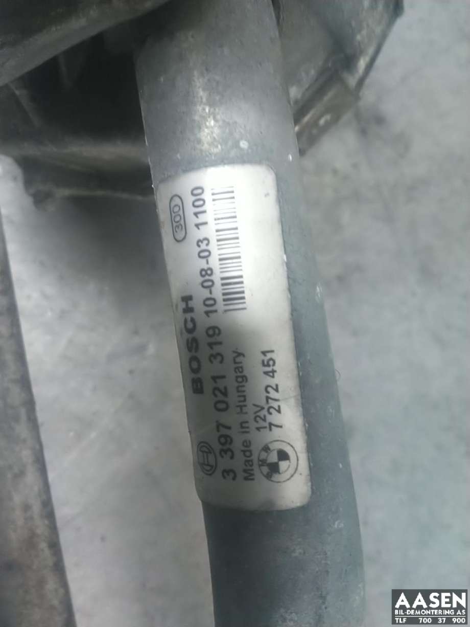 Viskermotor frontrute komplett m/overføring til BMW 5-Serie 2010-2017 (F10/F11) (F10/F11) (61 61 7 306 266|)