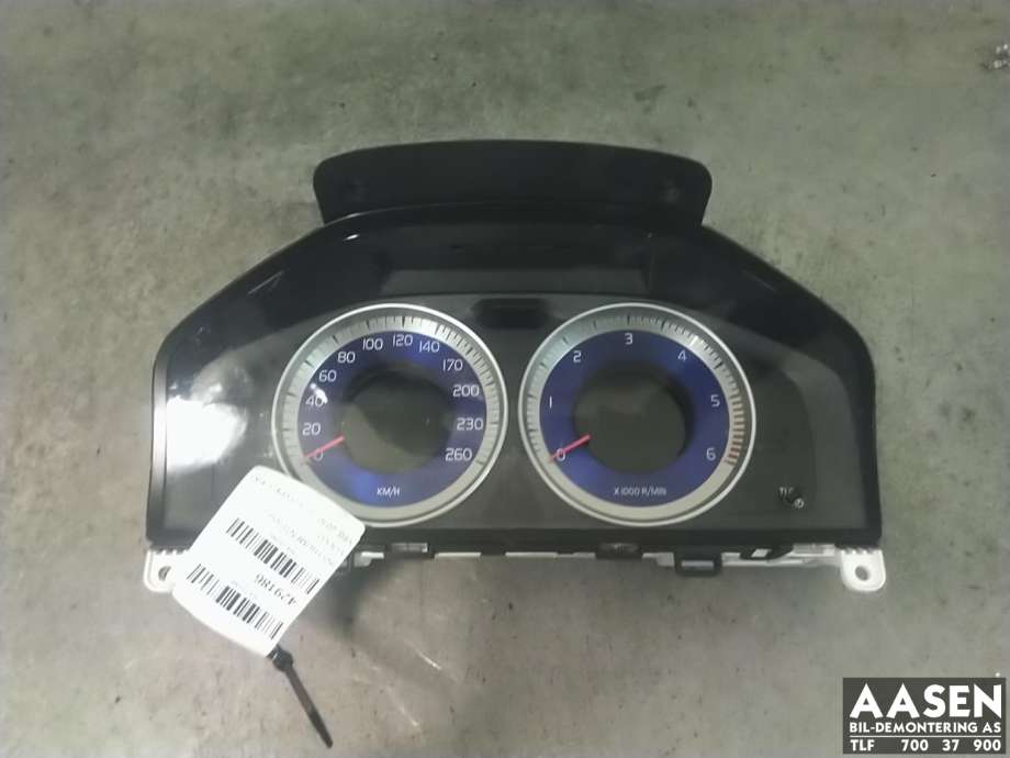 Instrumentpanel til Volvo V60, 2010-2013 (Type I, Fase 1)
