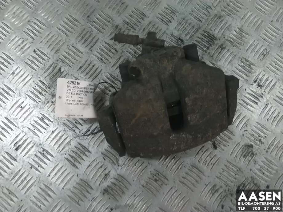 Bremsecaliper høyre foran til VW CC, 2008-2012 (PASSAT CC) (PASSAT CC) (1K0 615 124 E)