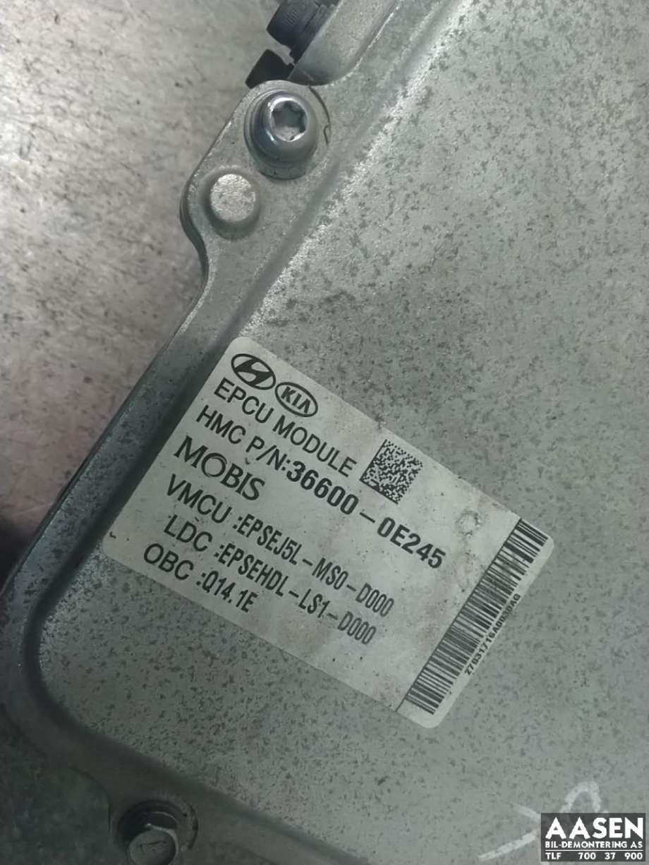 Motor power controller elbil (EPCU/PDM) til Kia Soul 2014-2019 (Type II)  (366000E245|)