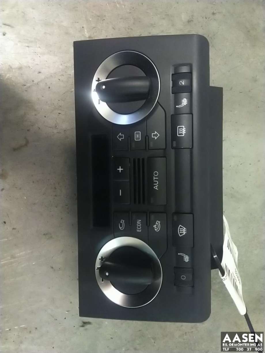 Varmeapparat betjening til Audi A3, 2003-2008 (Type II, Fase 1)  (8P0 820 043 AF)