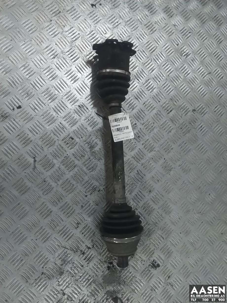 Drivaksel høyre foran, diesel/automat til Audi A6 2005-2008 (Type III, Fase 1) (C6) (C6) (4F0 407 272 N|4F0 407 452 CX|)