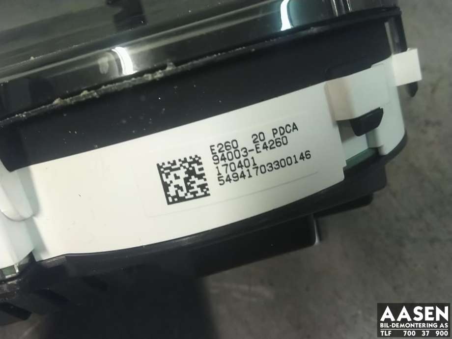Instrumentpanel til Kia Soul 2014-2019 (Type II)  