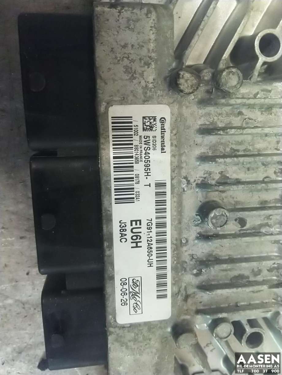 Styreenhet motor til Ford Mondeo 2007-2010 (Type IV, Fase 1)  (5WS40595H|7G91-12A650-UH|1561024)