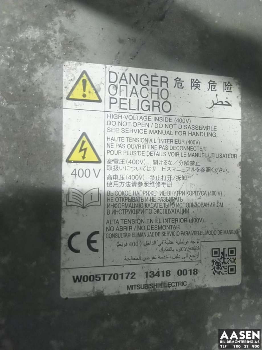 Inverter elbil til Peugeot Partner 2015-2019 (Type II, Fase 2)  (98 040 177 80|)