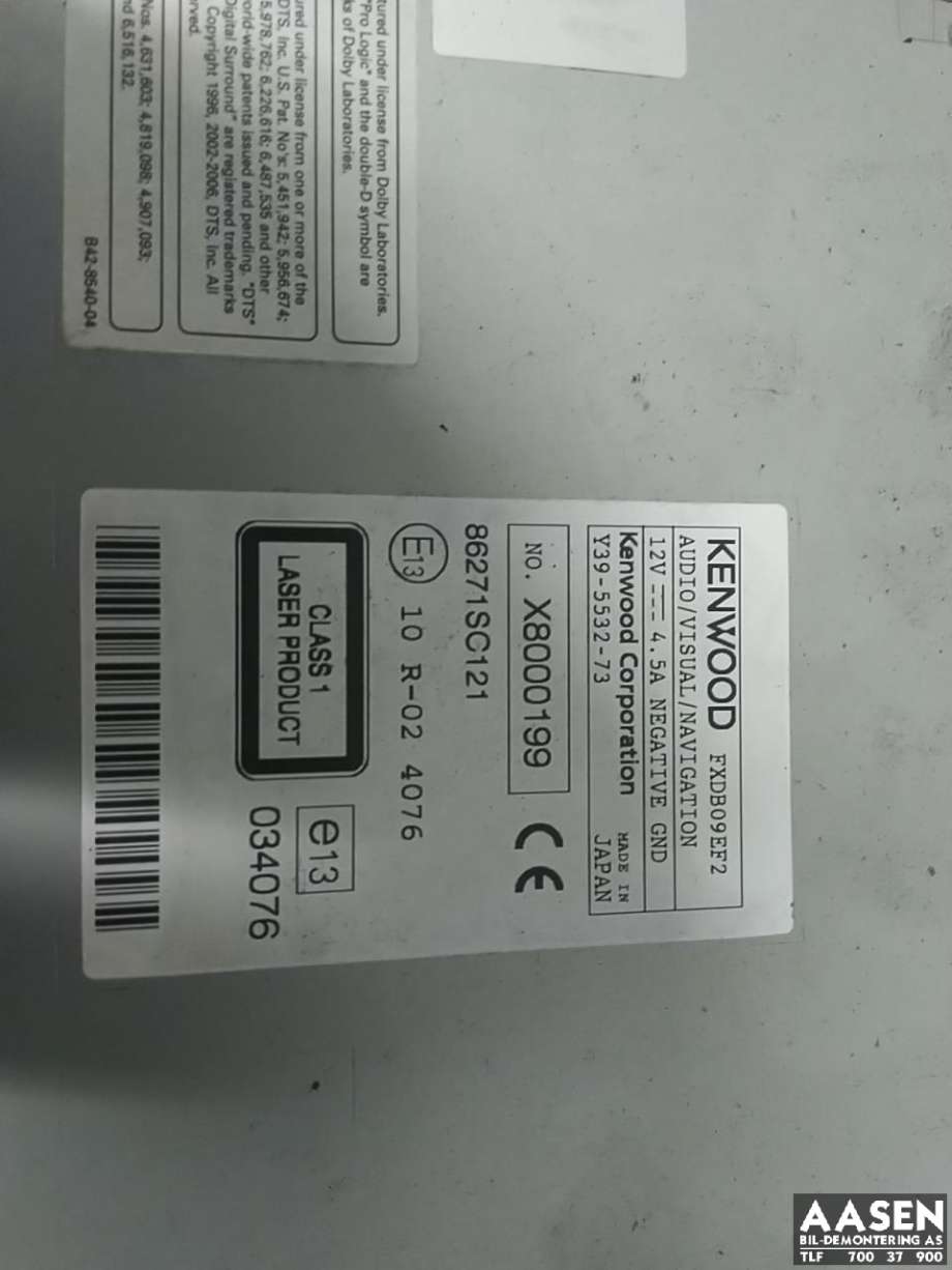Bilstereo til Subaru Impreza 2008-2012 (Type III)  