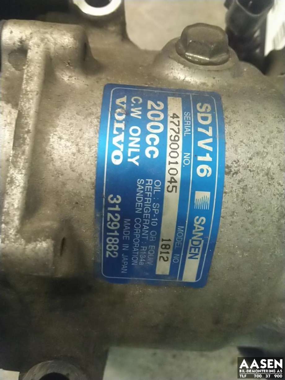 Aircondition kompressor til Volvo V50 2007-2012 (Fase 2)  (36000990|)