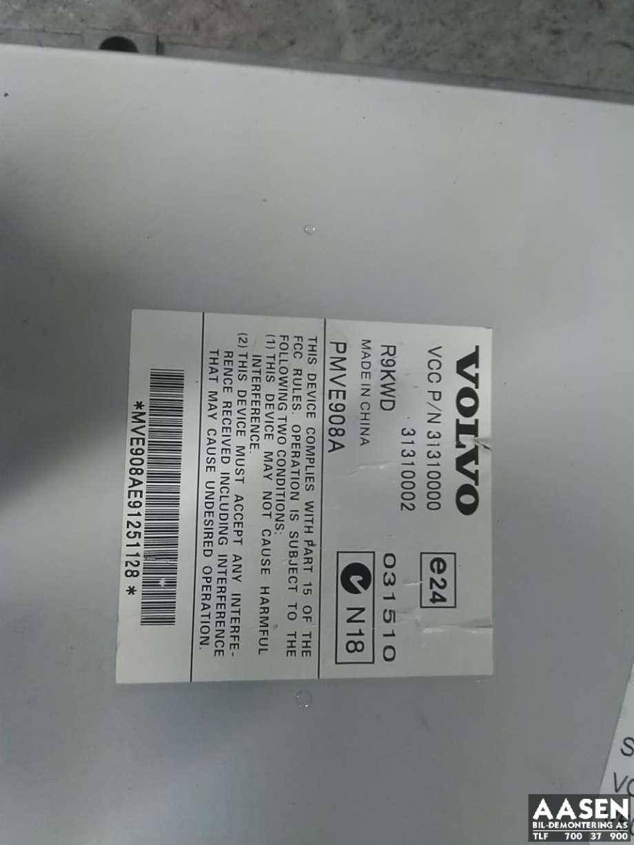 Bilstereo forsterker til Volvo V50 2007-2012 (Fase 2)  (31310000|31310002|)