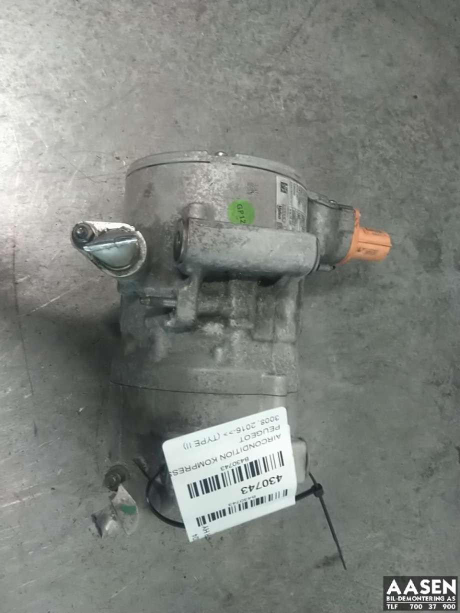 Aircondition kompressor hybrid til Peugeot 3008, 2016-->> (Type II)  (98 402 030 80)