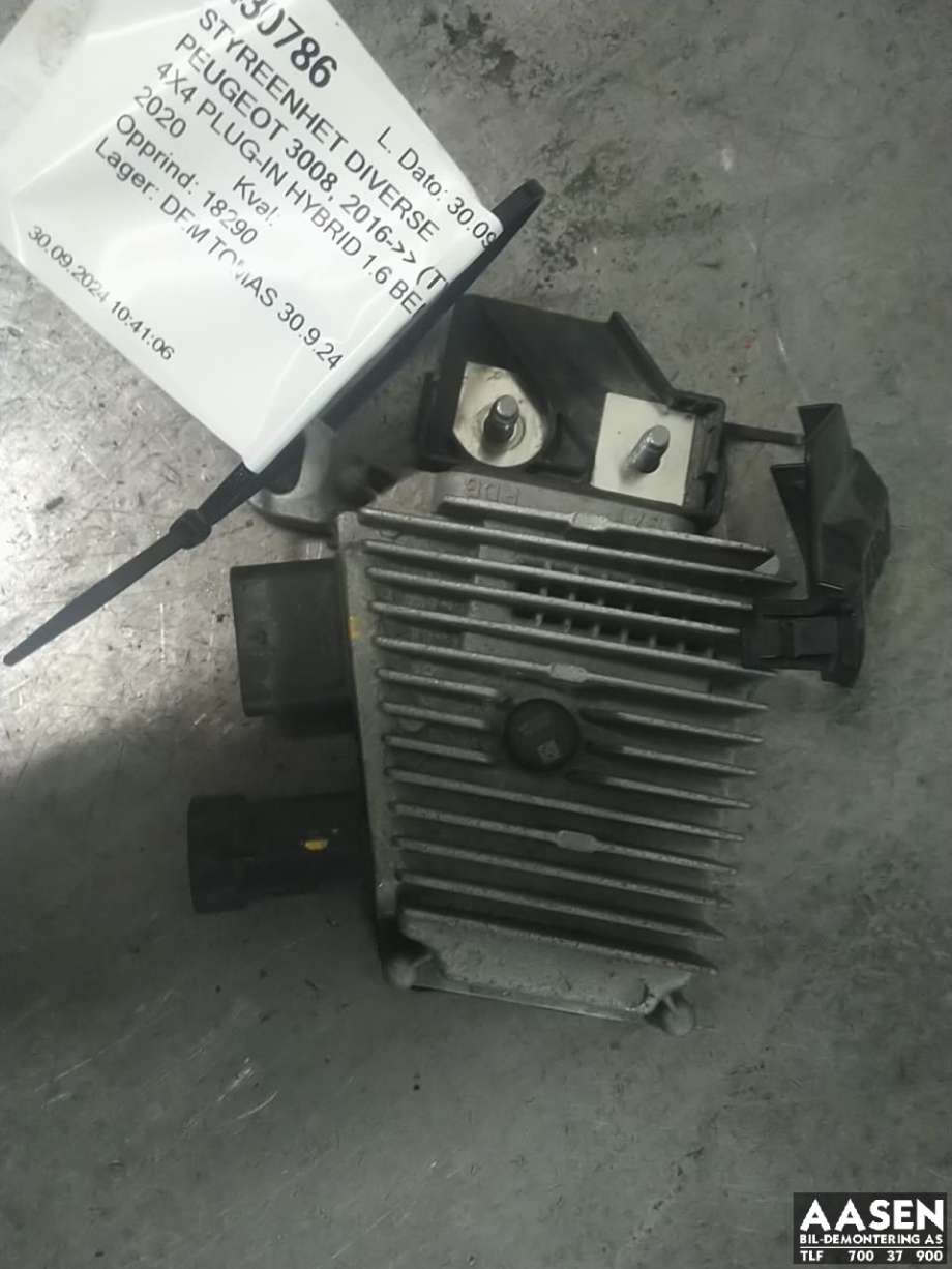 Styreenhet batteri til Peugeot 3008, 2016-->> (Type II)  (98 426 678 80)