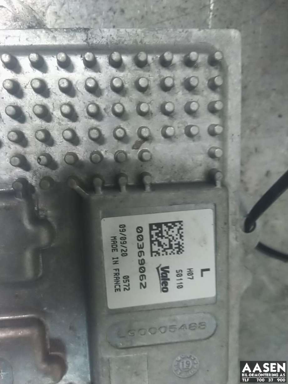 Styreenhet xenon/ballast til Peugeot 3008 2016-->> (Type II)  (00369062|)