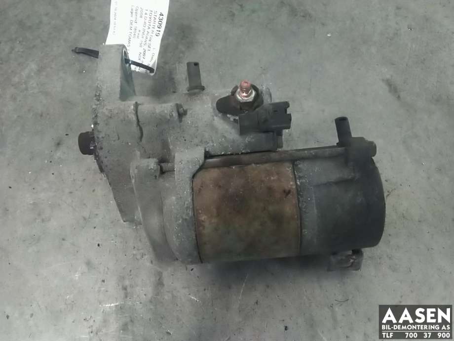 Starter diesel til Toyota Auris, 2007-2010 (Type I, Fase 1)  (2810033080)
