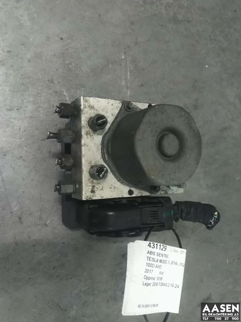 ABS sentral til Tesla Model S, 2016-2021 (Fase 2)  (1037797-00-D)