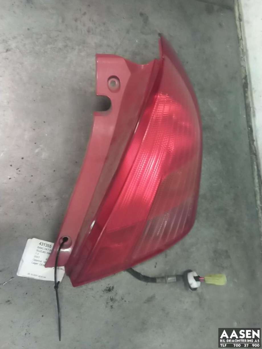 Baklykt høyre til Suzuki Swift, 2005-2010 (3565063J00)