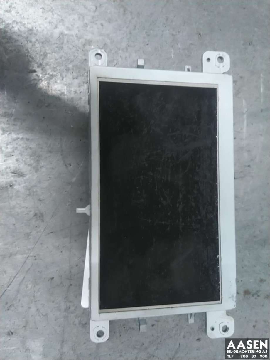Bilstereo navigasjon skjerm til Audi Q5, 2008-2012 (Type I, Fase 1)  (8T0 919 604)