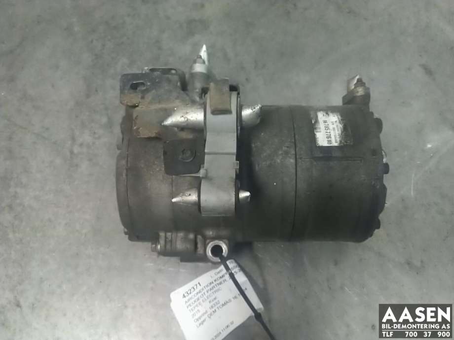 Aircondition kompressor elbil til Peugeot Partner, 2015-2019 (Type II, Fase 2) (96 785 776 80)