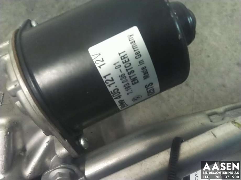 Viskermotor frontrute komplett m/overføring til BMW 1-Serie 2004-2011 (E81/E82/E87/E88) (E81/E82/E87/E88) (61 61 7 192 963|)