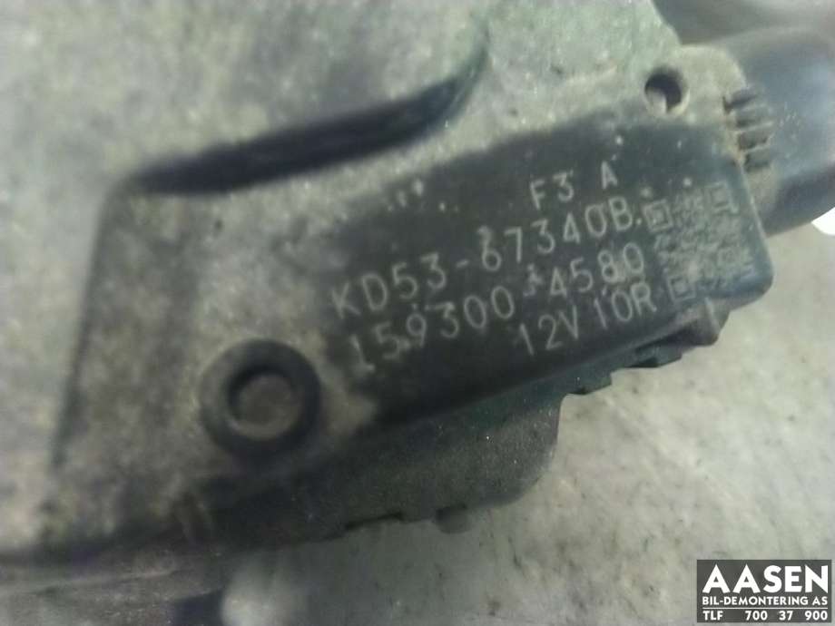 Viskermotor frontrute komplett m/overføring til Mazda CX-5 2012-2017 (Type I)  (KD53-67-360|KD53-67-340B|)