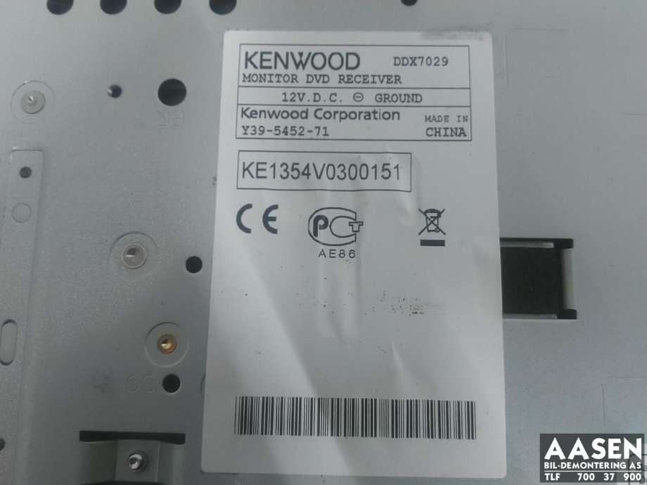 Bilstereo til SsangYong Rexton 2007-2013 (Y250) (Y250) (KENWOOD|DDX7029|)