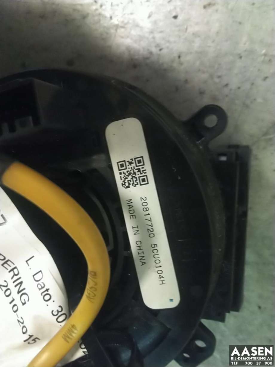 Airbag slepering til Opel Astra J 2010-2015