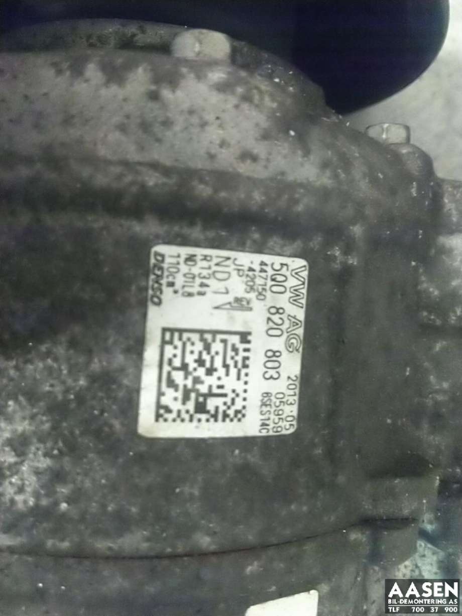 Aircondition kompressor til VW Golf VII 2012-2017 (Fase 1)  (5Q0 820 803 F|)