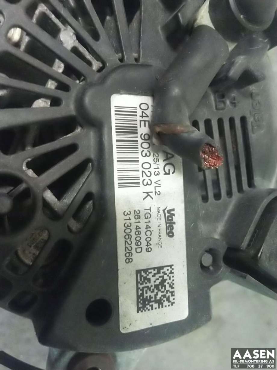 Dynamo til VW Golf VII 2012-2017 (Fase 1) (04E 903 023 J|04E 903 023 JX|04E 903 023 K)