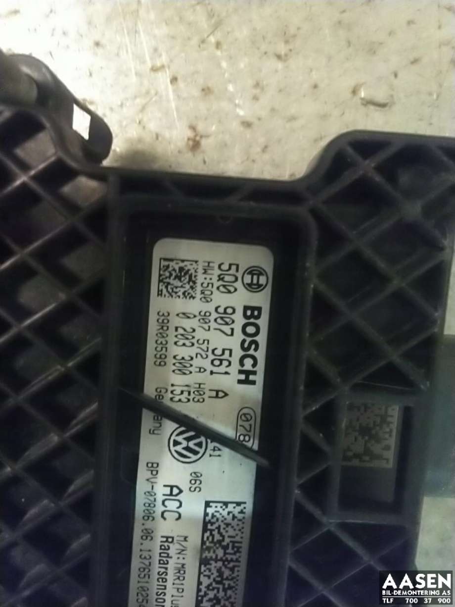 Sensor radar til VW Golf VII 2012-2017 (Fase 1)  (5Q0 907 561 A|)