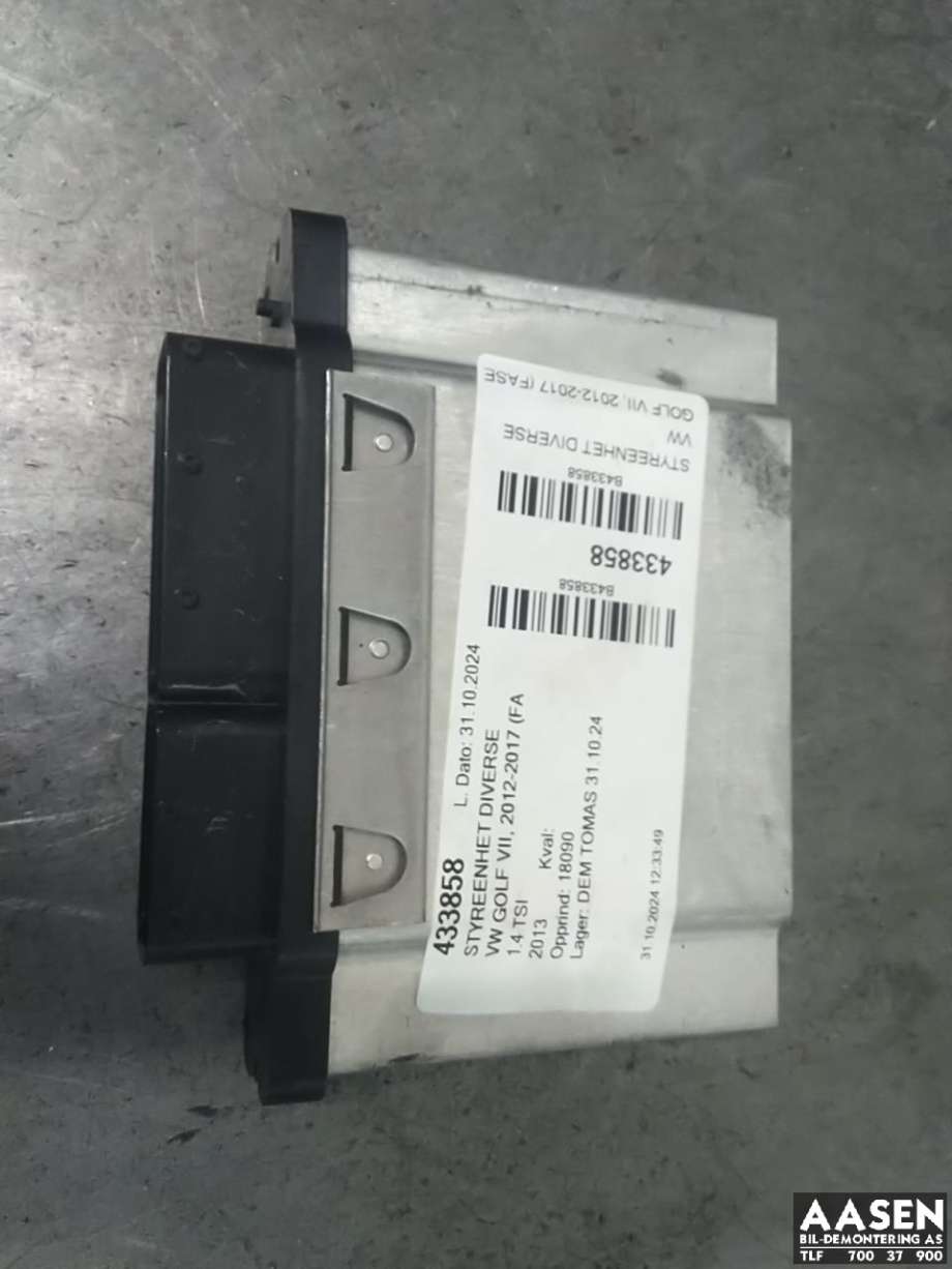 Styreenhet motor til VW Golf VII 2012-2017 (Fase 1) (04E 907 309 A|)