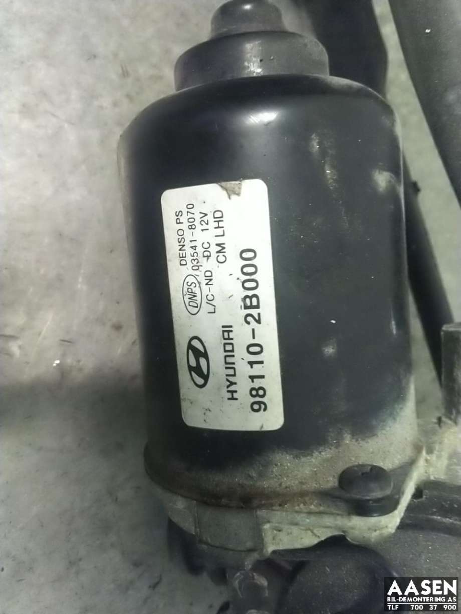 Viskermotor frontrute til Hyundai Santa Fe 2006-2009 (Type II, Fase 1)  