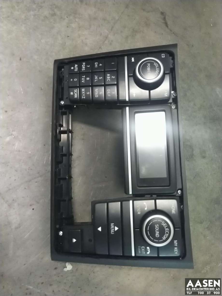 Bilstereo betjeningspanel til Volvo XC90, 2007-2014 (Type I, Fase 2)  