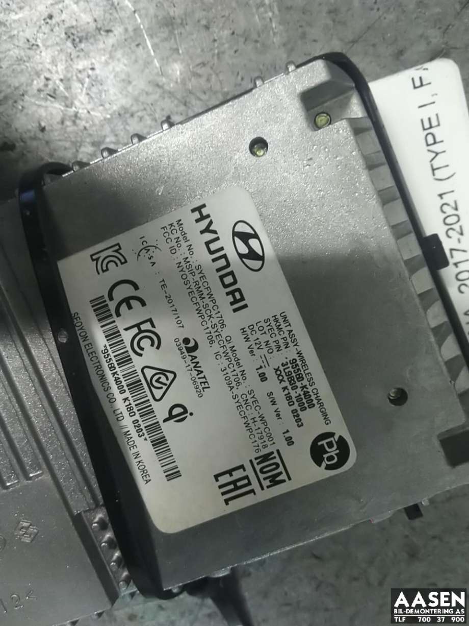 Dashbord telefon til Hyundai Kona 2017-2021 (Type I, Fase 1)  (95560-K4000|)