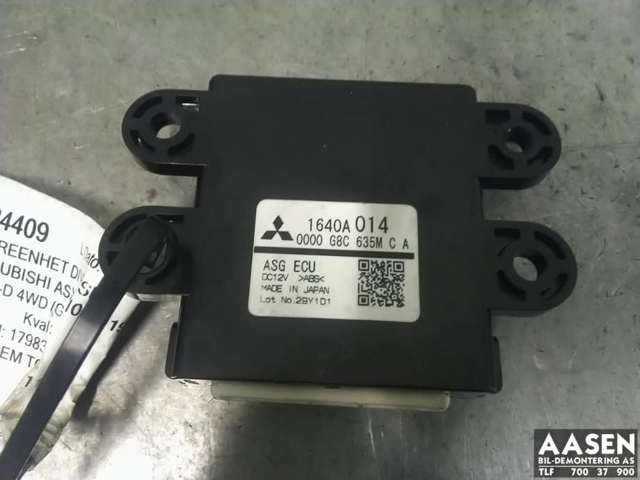 Styreenhet diverse til Mitsubishi ASX, 2010-2019  (1640A014)