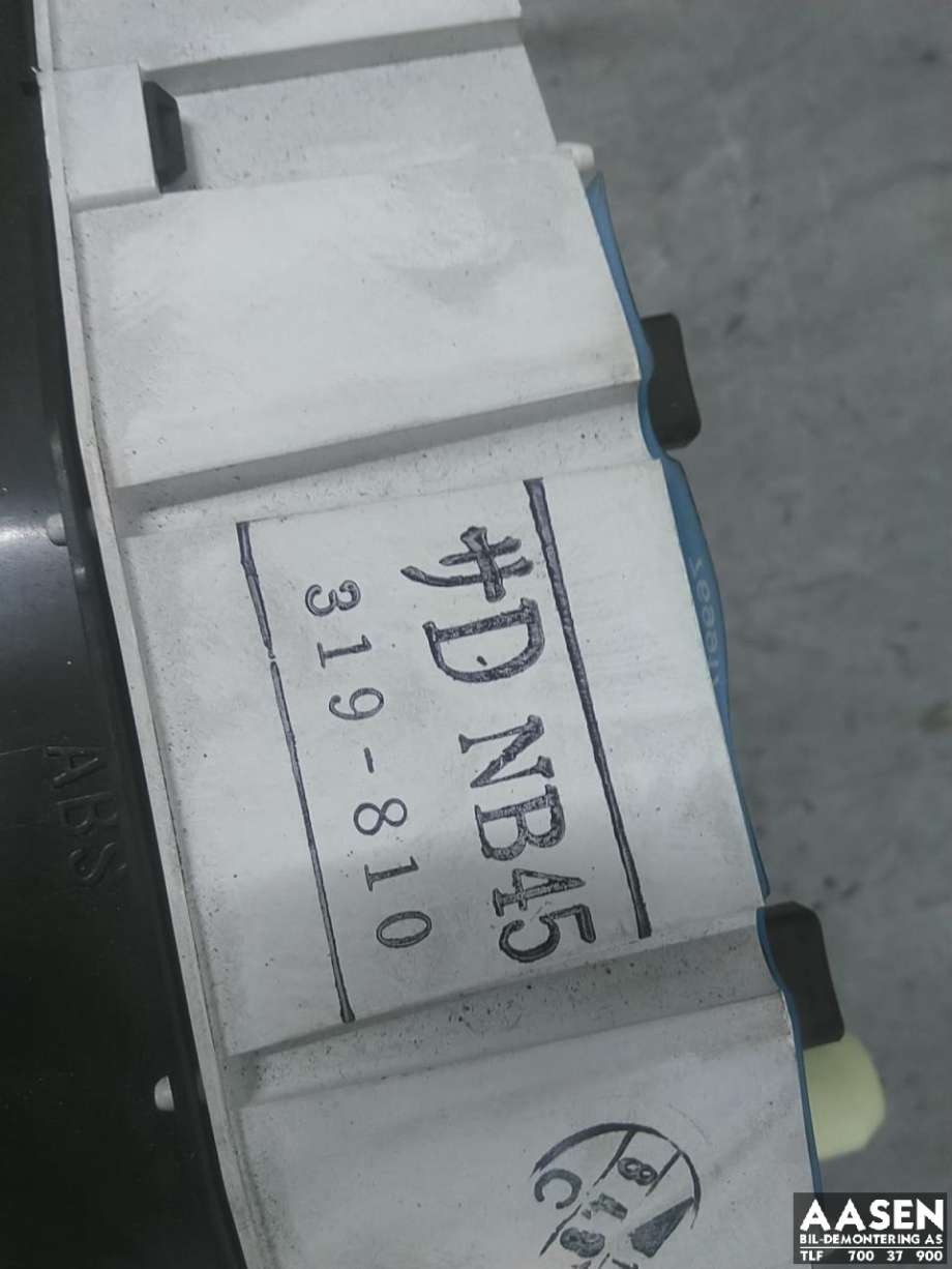 Instrumentpanel til Mazda MX-5 1989-1998 (Type I)  (NB45-55-430A|)